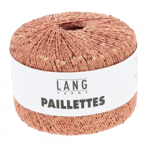 Lang Yarns Paillettes - Pelote de 25 gr - Coloris 0059 Tendre Orange