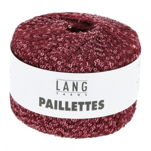 Lang Yarns Paillettes - Pelote de 25 gr - Coloris 0062 Vineux