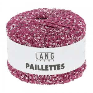 Lang Yarns Paillettes - Pelote de 25 gr - Coloris 0066 Fuchsia/Pink