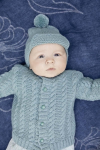 2507-10 Gilet en Lang Yarns Cashmerino for babies and more