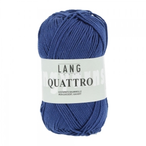 Lang Yarns Quattro - Pelote de 50 gr - Coloris 0035 Bleu Marine