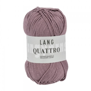 Lang Yarns Quattro - Pelote de 50 gr - Coloris 0048 Vieux Rose