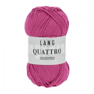 Lang Yarns Quattro - Pelote de 50 gr - Coloris 0064 Fuchsia