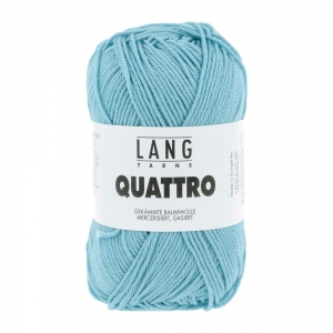 Lang Yarns Quattro - Pelote de 50 gr - Coloris 0078 Turquoise Clair