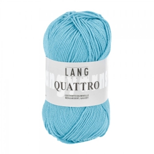 Lang Yarns Quattro - Pelote de 50 gr - Coloris 0079 Turquoise