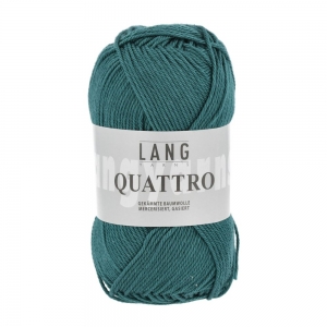 Lang Yarns Quattro - Pelote de 50 gr - Coloris 0088 Pétrole