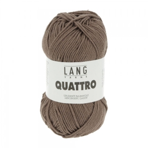 Lang Yarns Quattro - Pelote de 50 gr - Coloris 0096 Terre