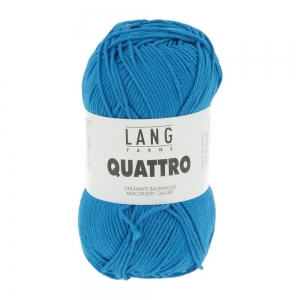 Lang Yarns Quattro - Pelote de 50 gr - Coloris 0110 Lapislazuli