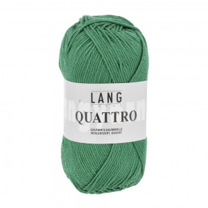 Lang Yarns Quattro - Pelote de 50 gr - Coloris 0118 Vert