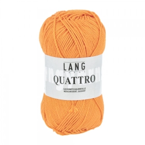 Lang Yarns Quattro - Pelote de 50 gr - Coloris 0159 Orange