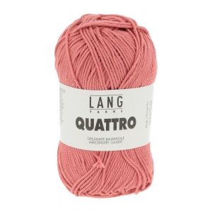 Lang Yarns Quattro - Pelote de 50 gr - Coloris 0309 Rose Clair