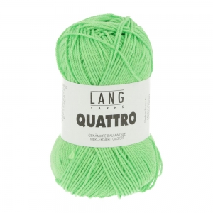 Lang Yarns Quattro - Pelote de 50 gr - Coloris 0317 Vert Brillant