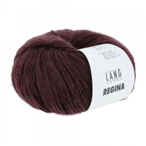 Lang Yarns Regina - Pelote de 50 gr - Coloris 0080 Aubergine