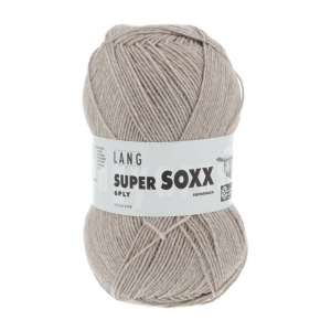 Lang Yarns Super Soxx 6 fils - Pelote de 150 gr - Coloris 0022 Sable Mélangé