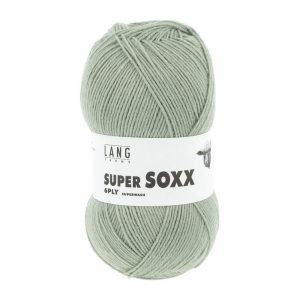 Lang Yarns Super Soxx 6 fils - Pelote de 150 gr - Coloris 0092 Sauge