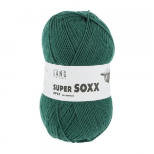 Lang Yarns Super Soxx 6 fils - Pelote de 150 gr - Coloris 0118 Vert