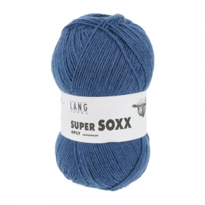 Lang Yarns Super Soxx 6 fils - Pelote de 150 gr - Coloris 0134 Jeans