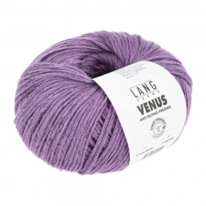 Lang Yarns Venus - Pelote de 50 gr - Coloris 0046 Lilas