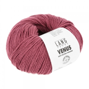 Lang Yarns Venus - Pelote de 50 gr - Coloris 0066 Framboise