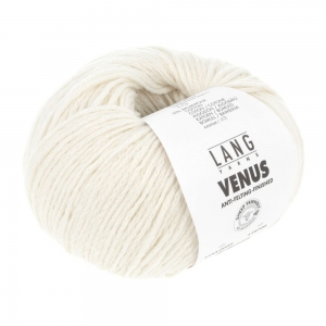 Lang Yarns Venus - Pelote de 50 gr - Coloris 0094 Écru