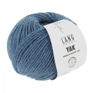 Lang Yarns Yak 1103 - Pelote de 50 gr - Coloris 0021 Azur Mélangé