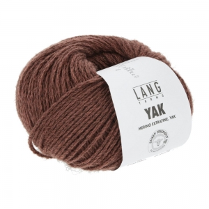 Lang Yarns Yak 1103 - Pelote de 50 gr - Coloris 0062 Vineux
