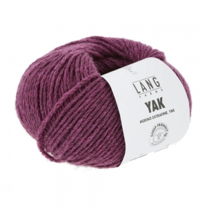 Lang Yarns Yak 1103 - Pelote de 50 gr - Coloris 0066 Fuchsia