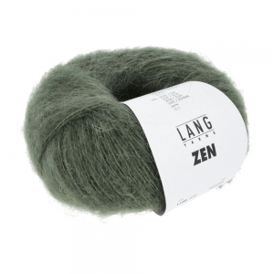 Lang Yarns Zen - Pelote de 25 gr - Coloris 0098 Olive