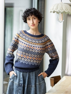 191/11 Modèle Pull jacquard en Plassard Merino Yak