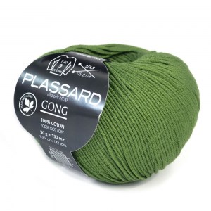 Plassard Gong - Pelote de 50 gr - Coloris 078 Olive