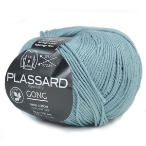 Plassard Gong - Pelote de 50 gr - Coloris 222 Azur