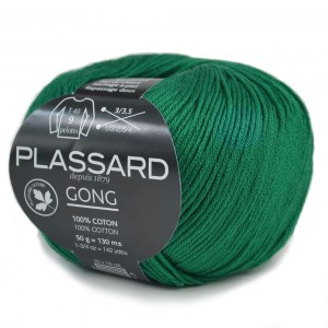 Plassard Gong - Pelote de 50 gr - Coloris 276 Sapin