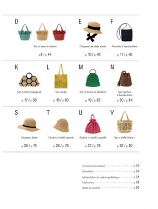 Sacs & chapeaux en raphia - 31 modèles au crochet originaux - Editions de saxe