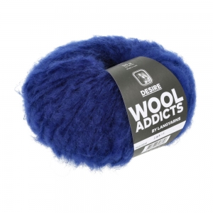 WoolAddicts by Lang Yarns Desire - Pelote de 50 gr - Coloris 0010 Royal Blue