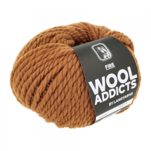 WoolAddicts by Lang Yarns Fire - Pelote de 100 gr - Coloris 0037 Umber