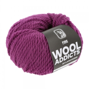 WoolAddicts by Lang Yarns Fire - Pelote de 100 gr - Coloris 0066 Velvet