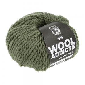 WoolAddicts by Lang Yarns Fire - Pelote de 100 gr - Coloris 0118 Spirulina