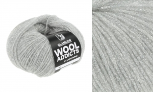 WoolAddicts by Lang Yarns Glamour - Pelote de 50 gr - Coloris 0023 Silver