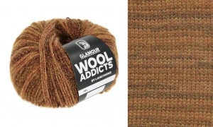 WoolAddicts by Lang Yarns Glamour - Pelote de 50 gr - Coloris 0038 Ochre