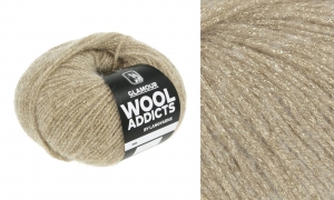 WoolAddicts by Lang Yarns Glamour - Pelote de 50 gr - Coloris 0050 Gold