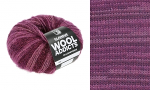 WoolAddicts by Lang Yarns Glamour - Pelote de 50 gr - Coloris 0066 Velvet