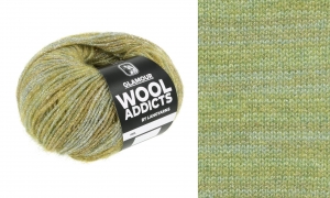 WoolAddicts by Lang Yarns Glamour - Pelote de 50 gr - Coloris 0116 Matcha