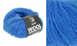 WoolAddicts by Lang Yarns Glow - Pelote de 50 gr - Coloris 0006 Cobalt