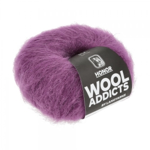 WoolAddicts by Lang Yarns Honor - Pelote de 50 gr - Coloris 0066 Velvet