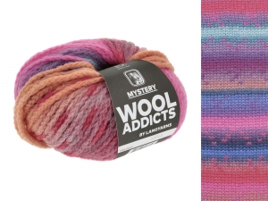 WoolAddicts by Lang Yarns Mystery - Pelote de 50 gr - Coloris 0007 Multicolour Dark