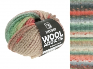 WoolAddicts by Lang Yarns Mystery - Pelote de 50 gr - Coloris 0009 Red/Green/Black